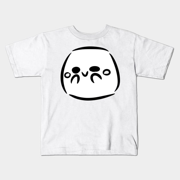 Happy Marshmallow Kids T-Shirt by Jossly_Draws